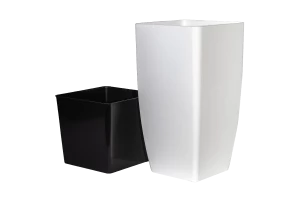 115036 Ghiveci de flori Cvadro 16*16*30 cm Aleana