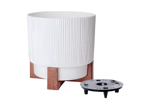 128022 Ghiveci Oslo cu insertie si suport decorartiv d12 cm Aleana