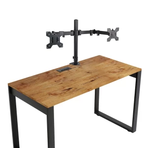 Arm for 2 monitor 10"-27"  Esperanza SYLEN ERW018, Adjustable desk display mounting arm, Tilt adjustment (up/down): +80o/-90o, Right/left adjustment: