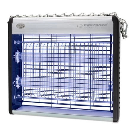 Insect Killer lamp Esperanza EXTERMINATOR EHQ003, power: 12 W (6Wx2),  Applicable area: 50m², Lamp type: UV-A lamp BL T5, voltage: 1600v, Cable length 1