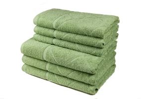 Prosop de fata Toscana 50x90 cm, 450g/m2 Laurel Green