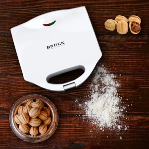 Nut shape maker BROCK HZ 3012, 750W, For 12 nutlets, Cool touch housing, Non-stick surface, Power and ready indicator lights, Anti-slip feet, Adjustab
