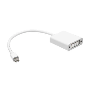 LMP Mini-DisplayPort to DVI adapter, Mini-DP to DVI monitor, White