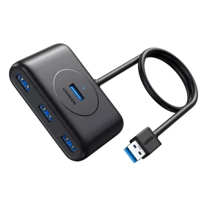 UGREEN HUB 4in1 USB 3.0 with Type-C adapter to 4*USB 3.0 1M CR113, Black