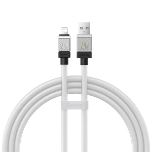 Baseus Cable CoolPlay Series USB-A to Lightning 2.4A 12W 1m, White