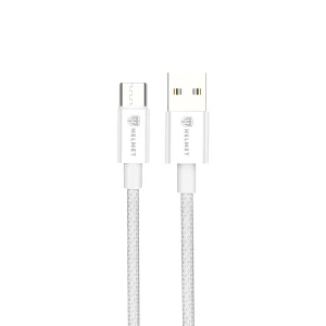 Helmet Cable USB to Type-C 20W 1.5M Nylon Series, Grey