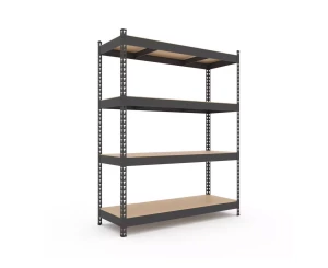 Raft metalic de depozitare Nex Titan 1800x1200x400mm, 4 rafturi, MDF, Antracit