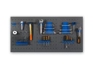 Panou metalic perforat pentru unelte NEX 1215x575x15 mm, Antracit