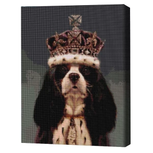 Mozaic cu diamante 40*50 сm (fără cutie) – Regele Charles, Lucia Heffernan