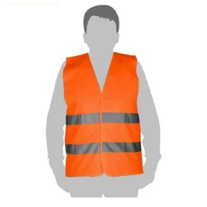 VESTĂ REFLECTORIZANTĂ DE SIGURANȚĂ PORTOCALIE (Y12-11)