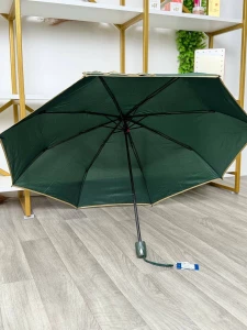 UMBRELA PLIABILA VERDE CU MANER DIAMANTAT (M16-416)