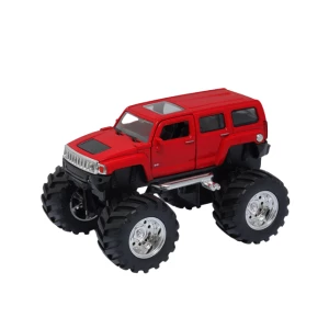 Monster Truck metalic 1:38 Hummer H3, Big Wheel