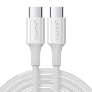 UGREEN Cable Type-C 2.0 to Type-C 2.0 5A 100W 2M, White | US300