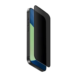 Uniq Glass Screen Protector for iPhone 17 (2025) 6.3 Privacy Optix Covex, Black