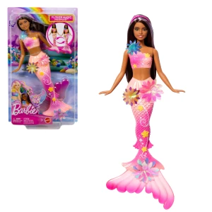 Păpușă Barbie "Sirena magică", brunetă