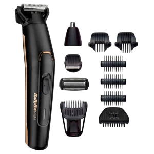 Trimmer pentru bărbați BaByliss 11-in-1 Carbon Titanium Multi Trimmer MT860E, Negru
