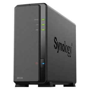 Stocare atașată la rețea SYNOLOGY DS124, Negru
