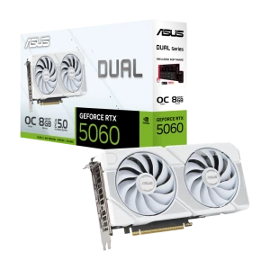 Placă Video ASUS DUAL-RTX5060-O8G-WHITE, 8GB GDDR7 128bit