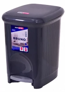 Cos gunoi plastic Bruno 5.0 l, cu pedala, black