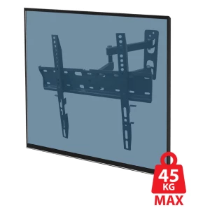 Esperanza TV-Wall Mount 008 ERW008 for 26-70", Max load 45kg, Vesa 75x75-400x400mm, Distance of TV from wall: 90-460mm, Tilt adjustment up to 15°, Hor