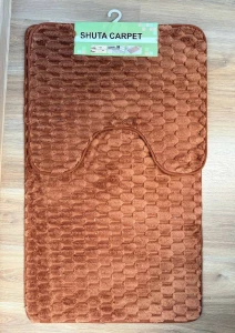 SET COVORAS CAFENIU DE BAIE SHUTA CARPET 60x100 CM 2 PIESE (CP-24-198)