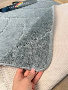 COVORAS GRI DE BAIE BANYOLIN 60x100 CM SET 2 PIESE (287794)