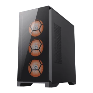 Carcasă PC Gamemax LEADER TG, Full-Tower, Fără PSU, Negru