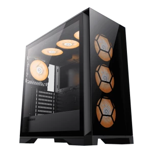 Carcasă PC Gamemax LEADER TG, Full-Tower, Fără PSU, Negru