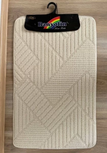 SET COVORASE СREAM DE BAIE BANYOLIN SILVER 2 PIESE 50×80 CM (023599)