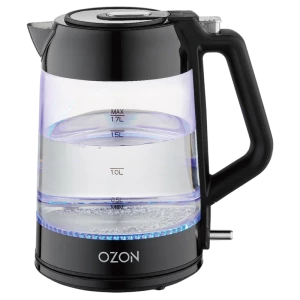 Электрочайник OZON EKC-1705A-GS, Чёрный