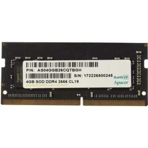Memorie RAM Apacer AS04GGB26CQTBGH, DDR4 SDRAM, 2666 MHz, 4GB