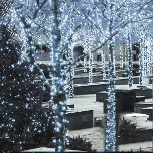 GHIRLANDA DE CRACIUN, LUMINA ALB, 50M