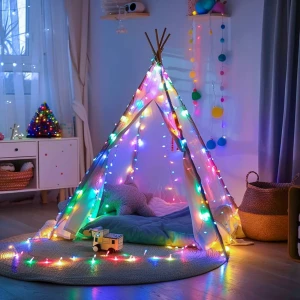 GHIRLANDĂ DE CRACIUN, LUMINA COLORATA, 50M