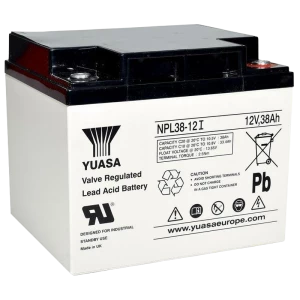 Аккумулятор для резервного питания Yuasa NPL38-12I, 12В 38
