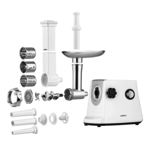 Mașină de tocat carne Ardesto MGA-1750R, Oțel Inoxidabil / Alb