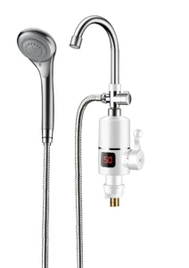 СМЕСИТЕЛЬ ДЛЯ ДУША С МГНОВЕННЫМ НАГРЕВОМ ВОДЫ