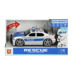 1:16 Mașină de Poliție cu inerție (lumină / sunet)