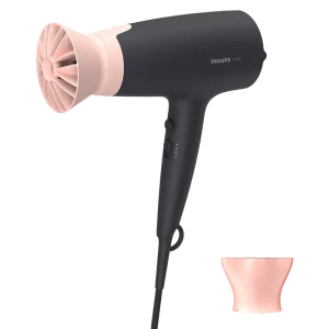 Uscător de păr Philips BHD350/10, 2100 W, Negru | Roz