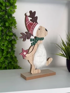 CERB DECORATIV DIN LEMN, 28,5CM (CP-24-144)