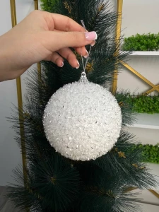 SET 2 GLOBURI ALBE 10CM (CP-24-261)