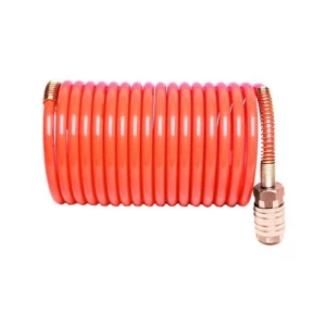 Furtun de aer spiralat TechnoWorker 5*8-5m (Orange)
