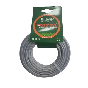 Проволока для триммера квадратная 3,0 мм * 15 м с металлической вставкой