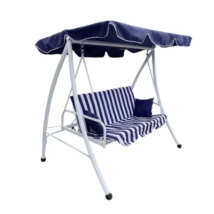 Садовые качели Lefkada (Синии в белую полоску)
