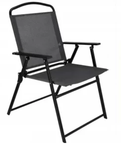 SET 4 Scaune pliabile WALTZ (negru)