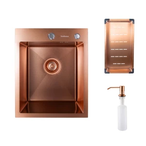 Chiuveta handmade SanDonna HD4050 Copper