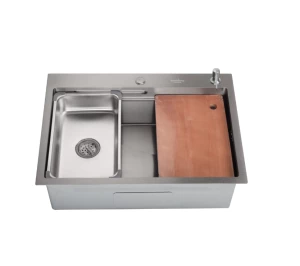 Chiuveta handmade SanDonna HD7050 Crom Satin