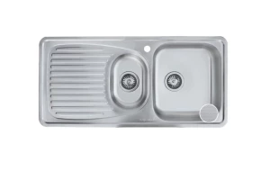 Мойка с 2 чашами для столешницы FREDDO, 1000x500, нержавеющая сталь