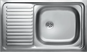 Chiuveta masca satin, inox SANITEC 50*80 - 0.4(430) S416D