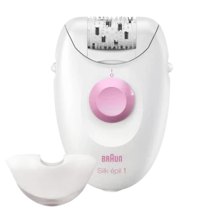 Epilator Braun SE 1-010, Alb | Roz
