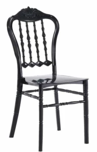 SCAUN EMILIA NEGRU – ELEGANT SI DURABIL